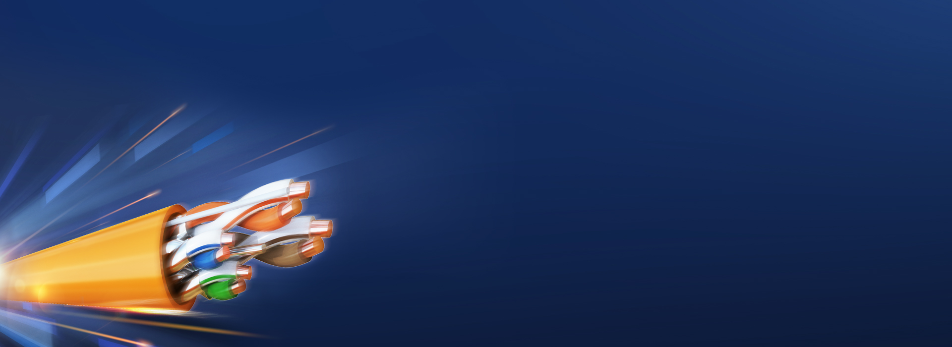 高速率，暢享千兆萬兆傳輸
 高純度無氧銅...