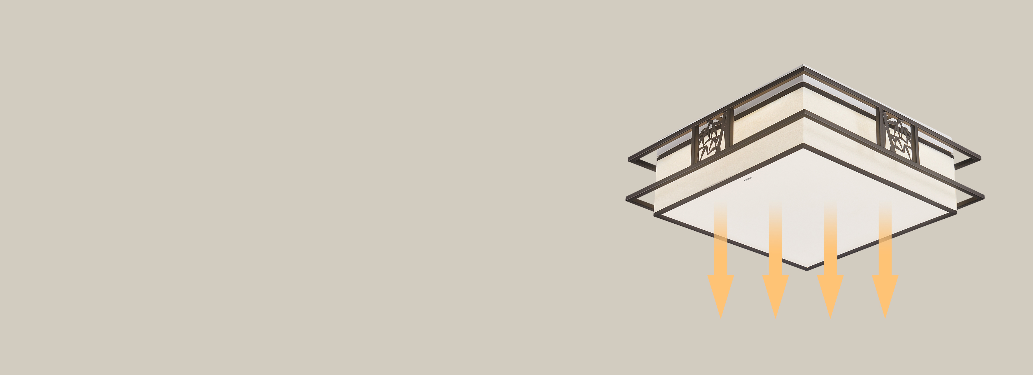 匠心選材，好工藝做好燈
 正泰吸頂燈XD...