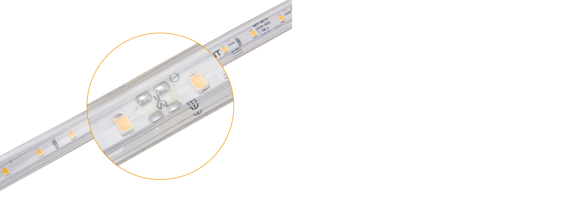 剪裁位置標記，方便使用
 正泰燈帶DD1...