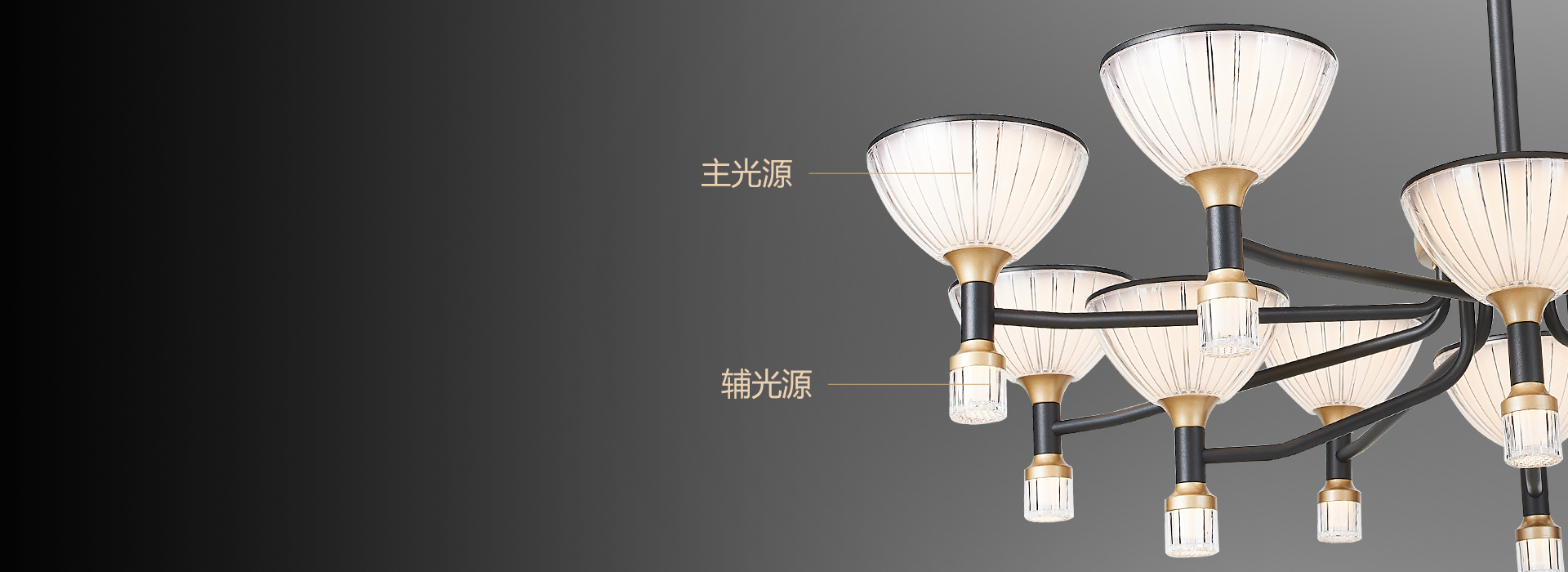 主輔光搭配，更愜意，更隨和
 色溫可調，...