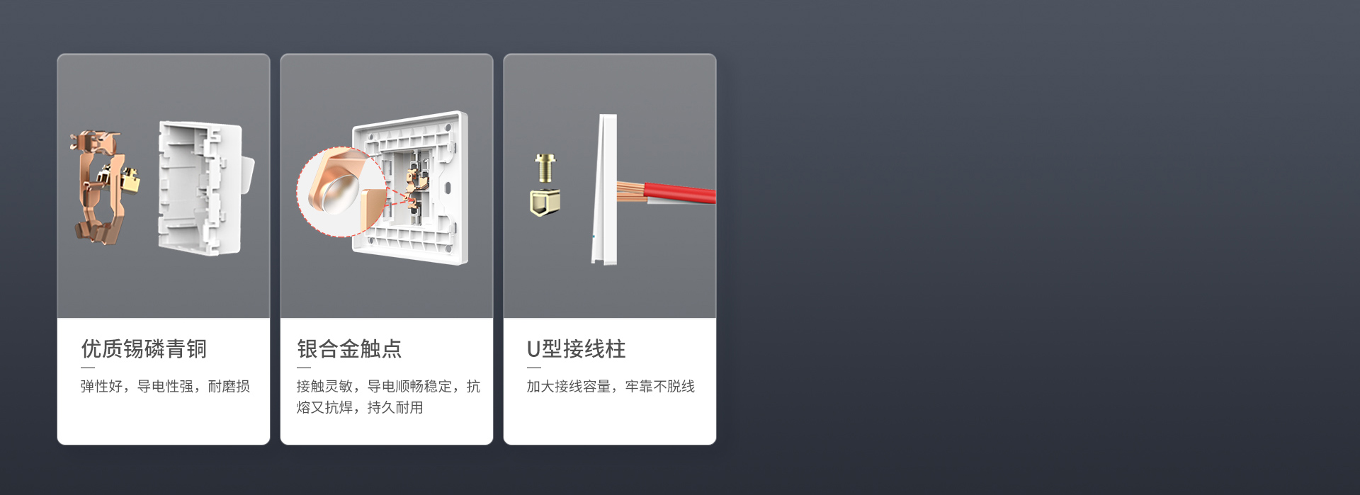 優質銅件
 導電強，耐插拔