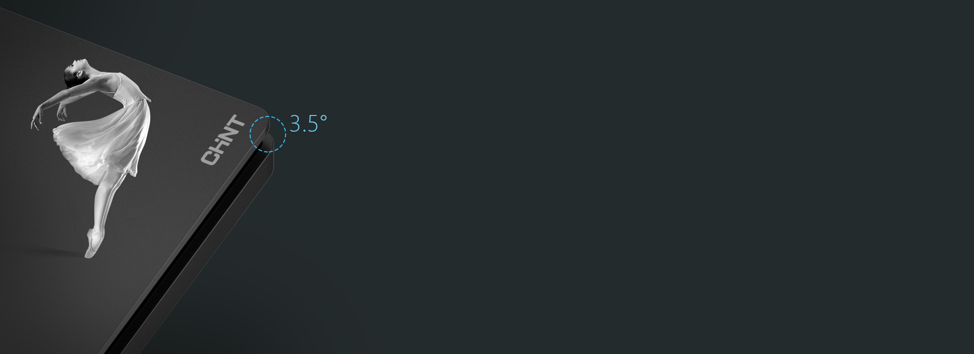 3.5°優雅小擺角
 琴鍵式大翹板，小擺...