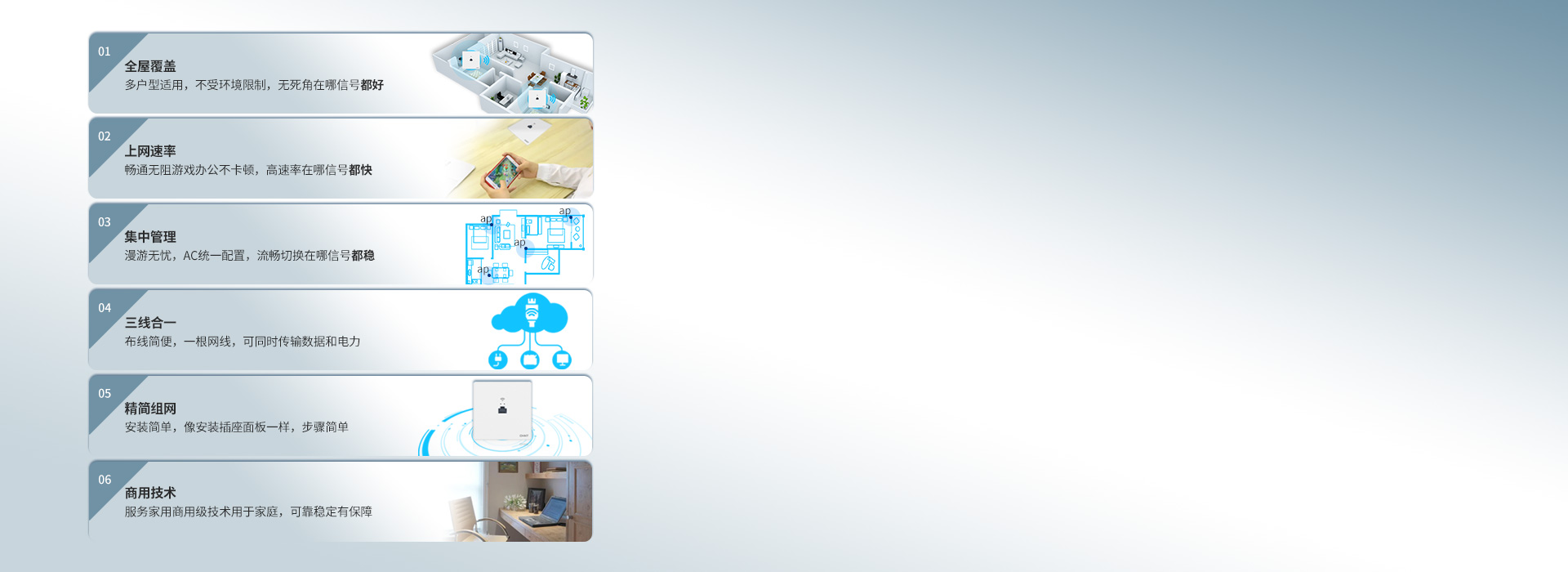選擇正泰全屋WiFi ACAP智能組網(wǎng)...