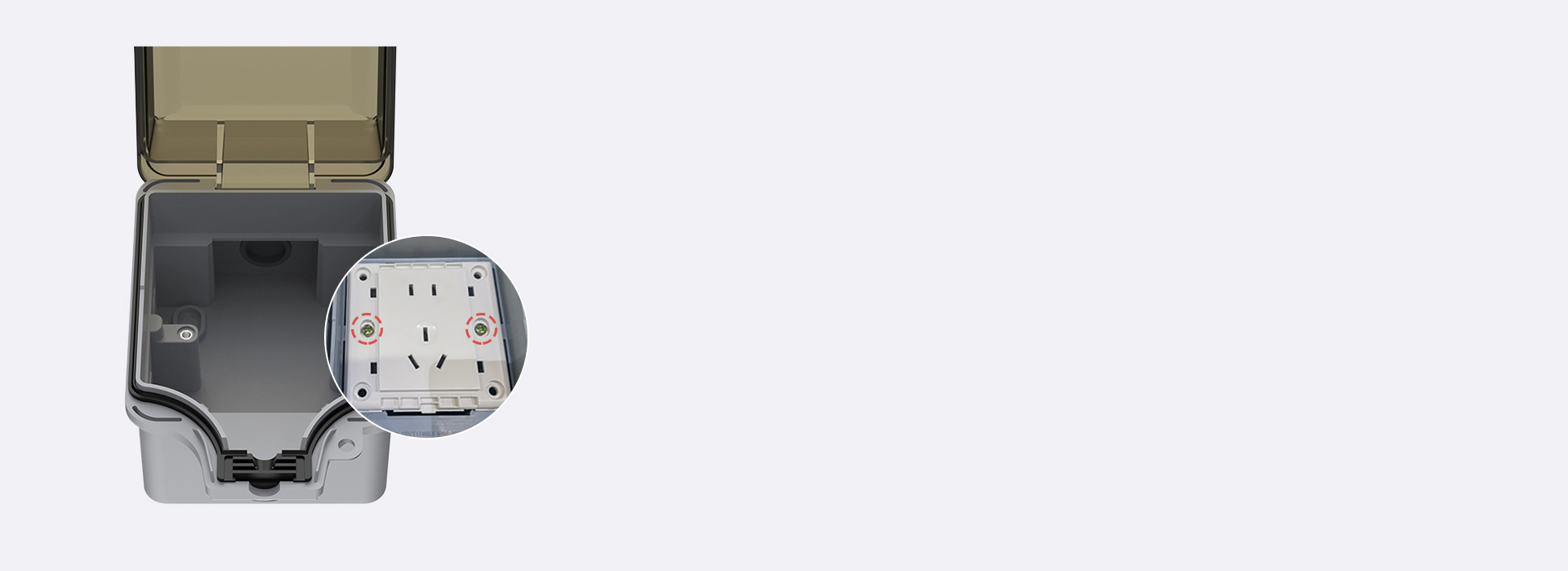 一體式結構，安裝便利，無需拆卸
 安裝開...