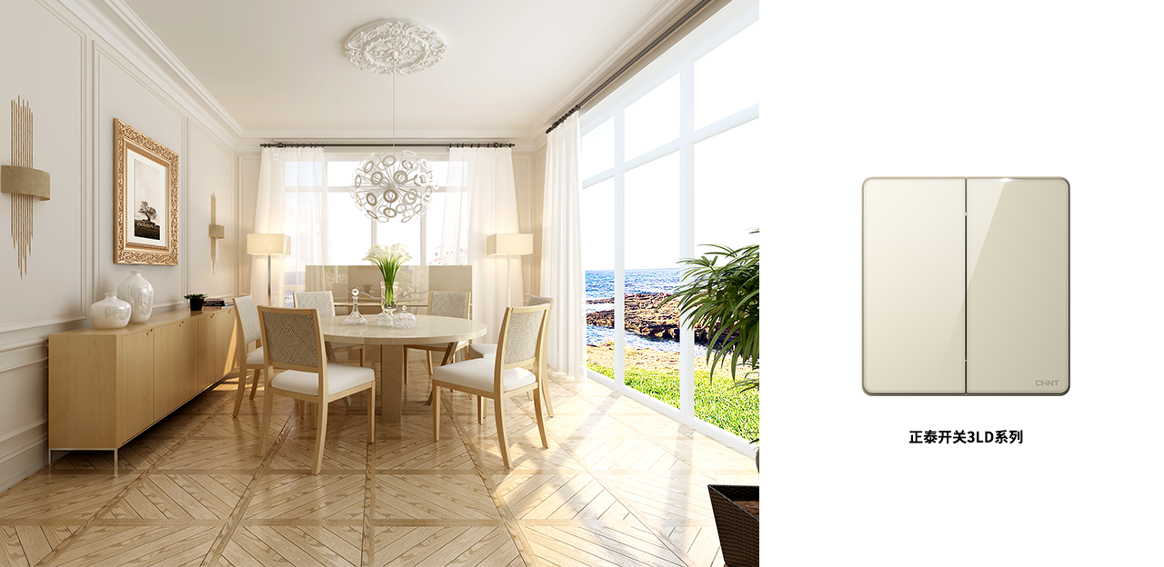 正泰NEW3LD開關，不愧是開關界的美人