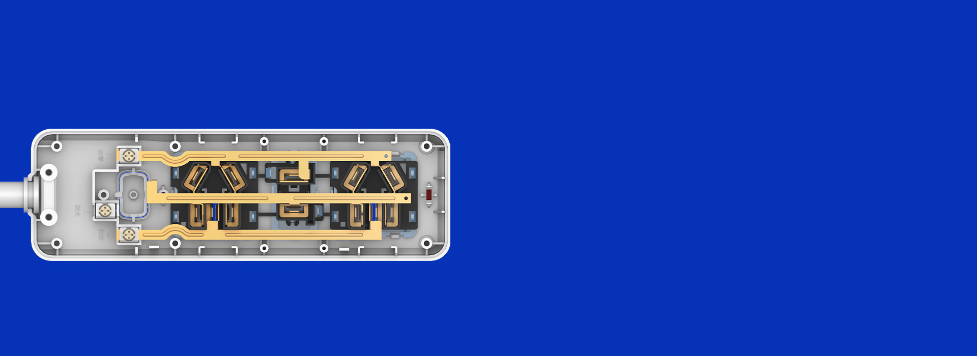 一體化高精銅條
 導電性好，電流傳輸平穩...