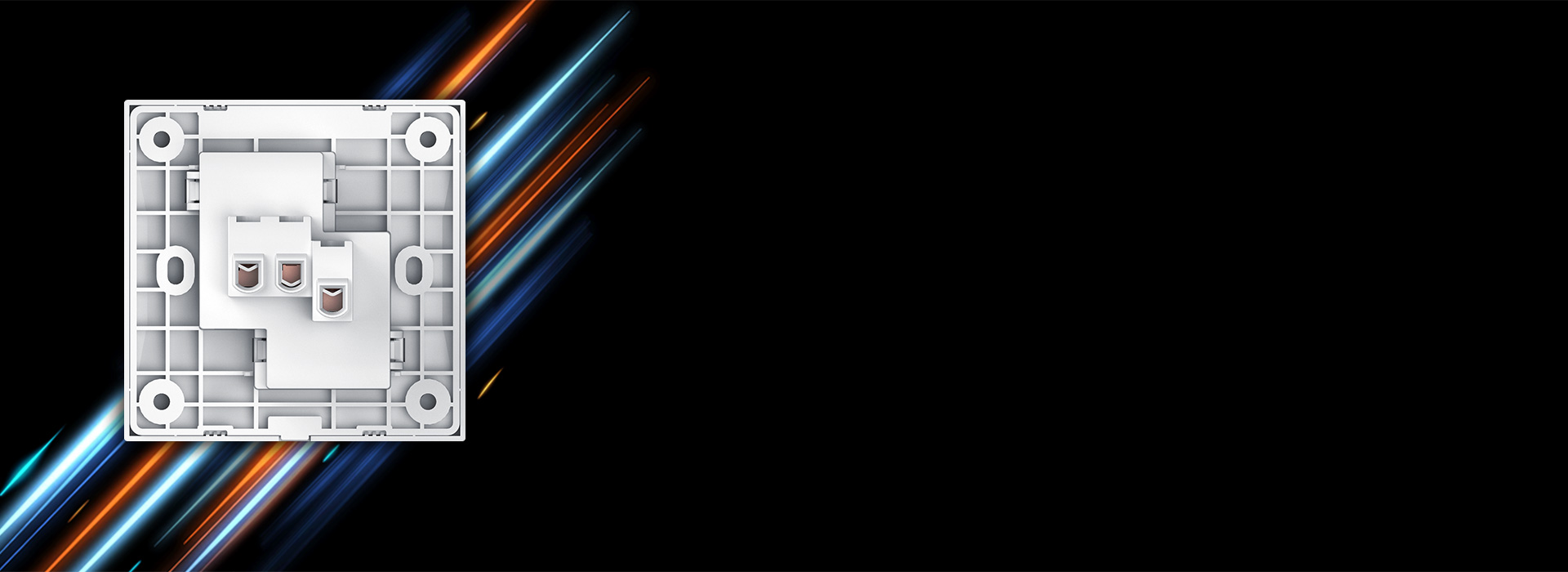 高效·便捷安裝
 V型軸拉接線，夾線牢固...