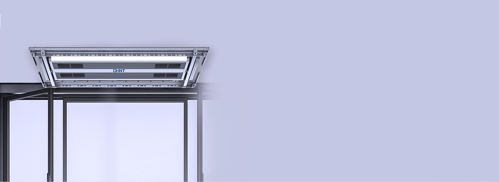 貼頂不擋窗，視覺更清爽
 收攏后不擋光線...