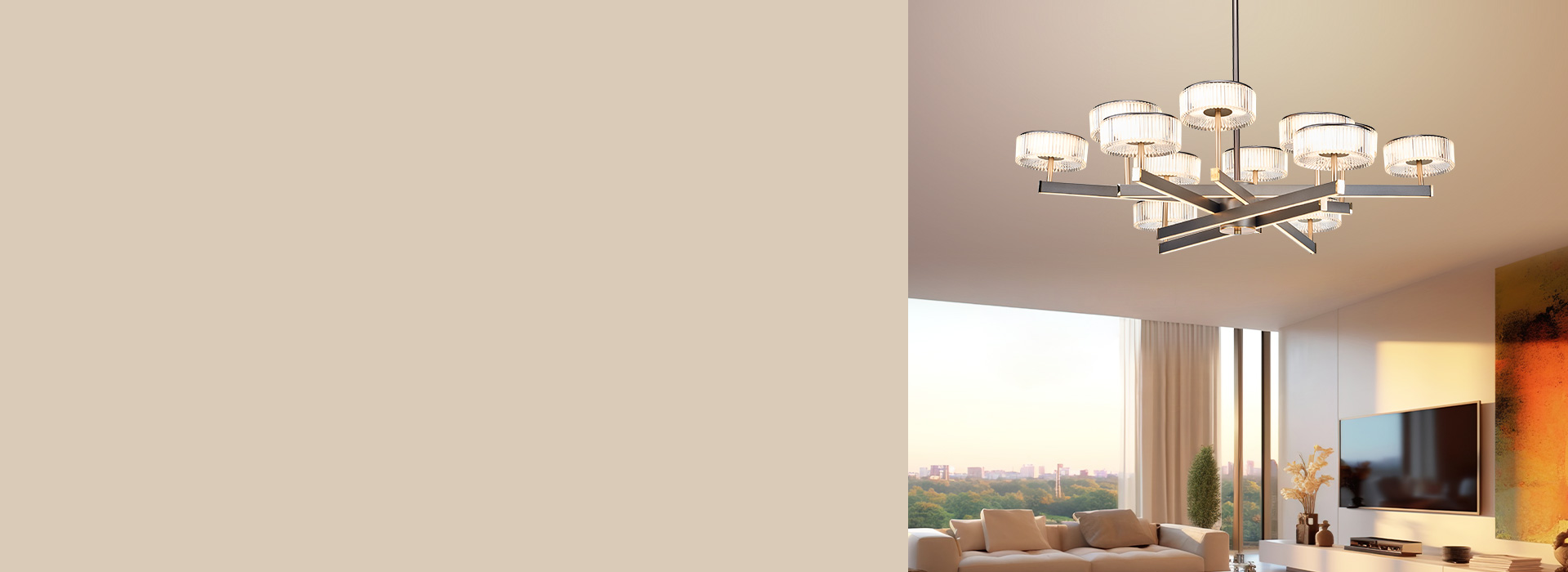 智能吊燈：XDD124系列
 精致優雅，...