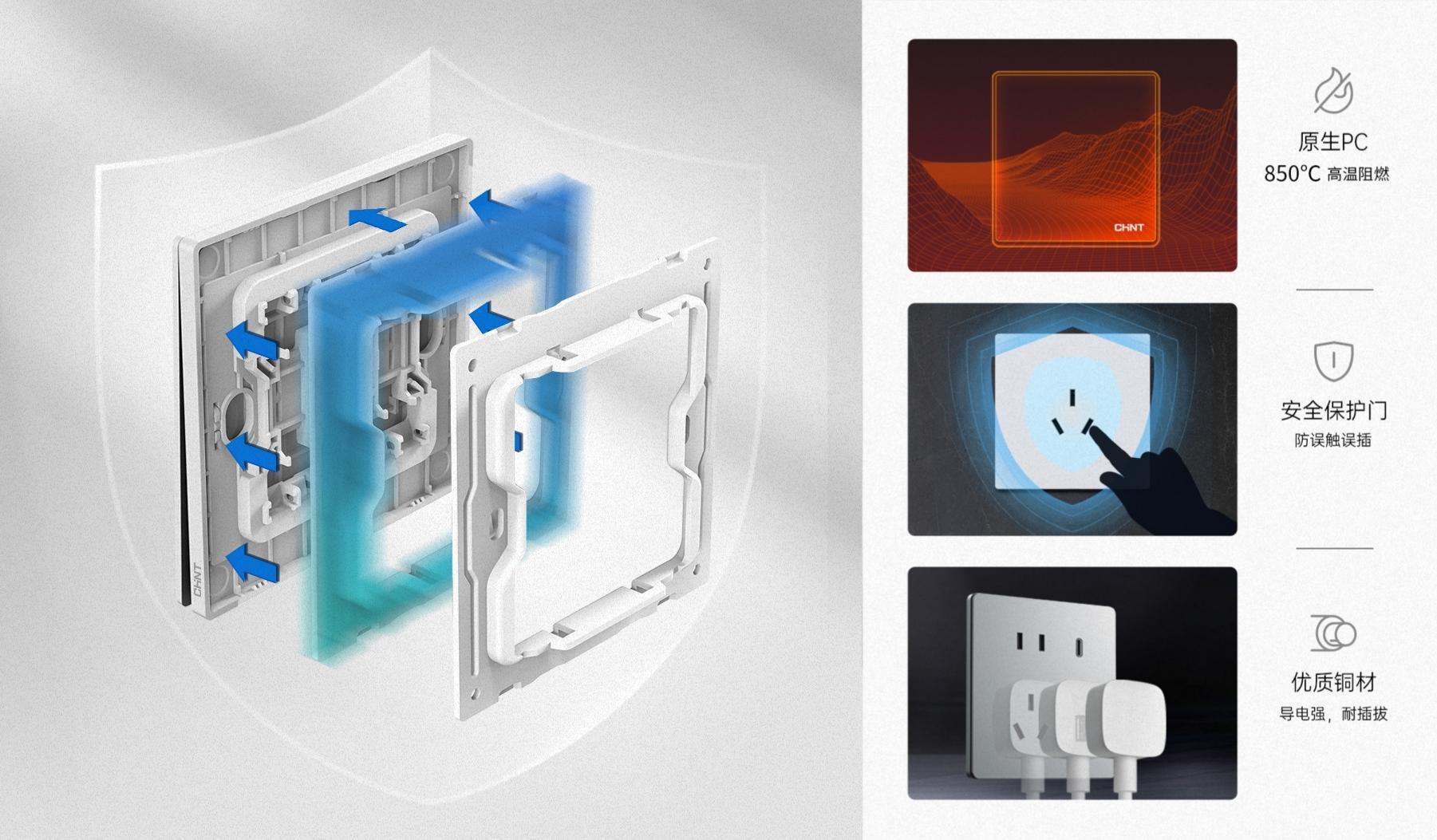 正泰T7系列素野印象開關:回歸自然的簡約美學-4 正泰T7系列素野印象開關:回歸自然的簡約美學-4