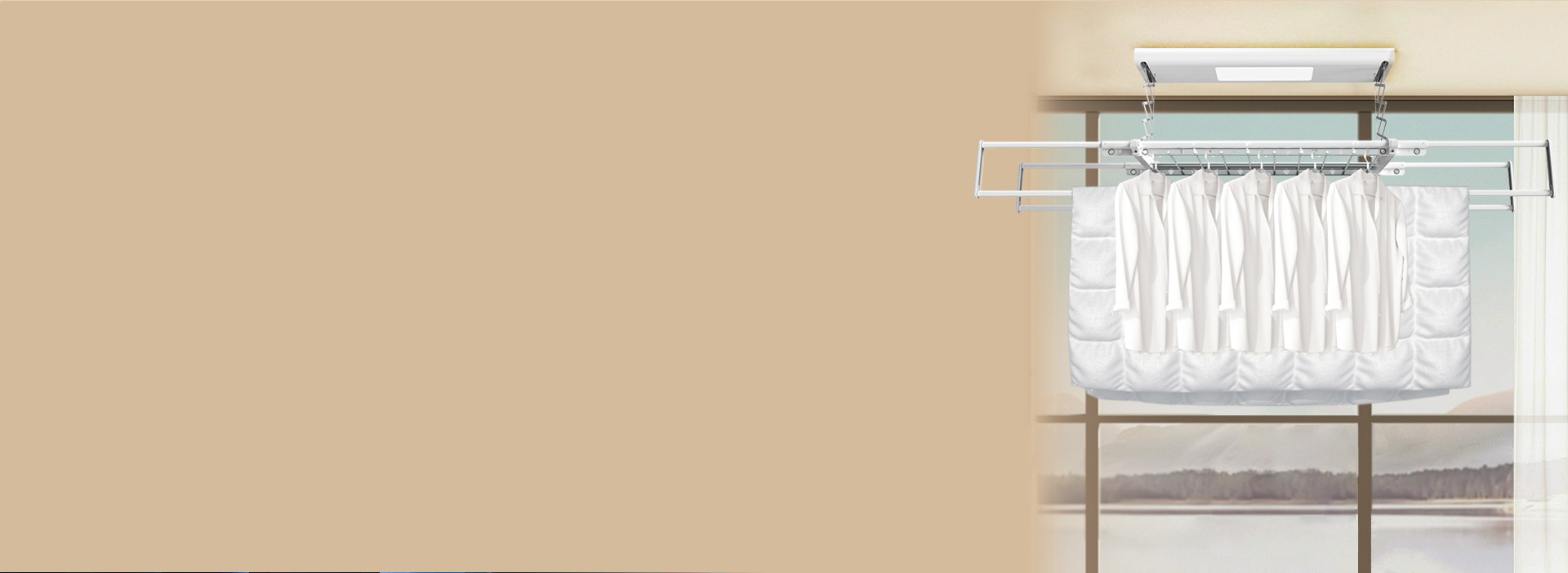 多功能伸縮四桿，衣被可同曬
 正泰NEJ...