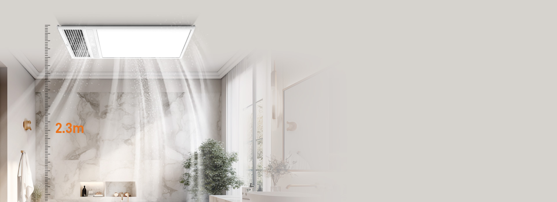 強勁送風，快速換氣
 150mm大風輪，...